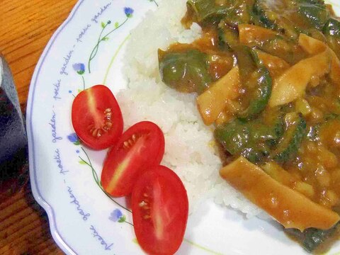 ゴーヤとエリンギの夏カレー